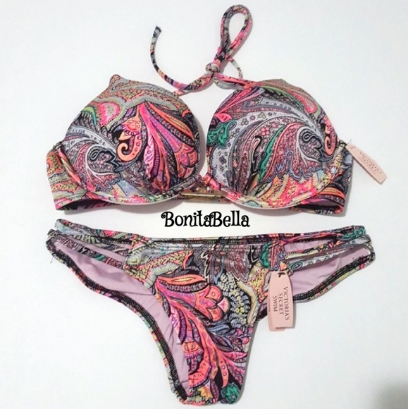 Victoria's secret 32C XSMALL BOMBSHELL BIKINI  NEW - Picture 1 of 4